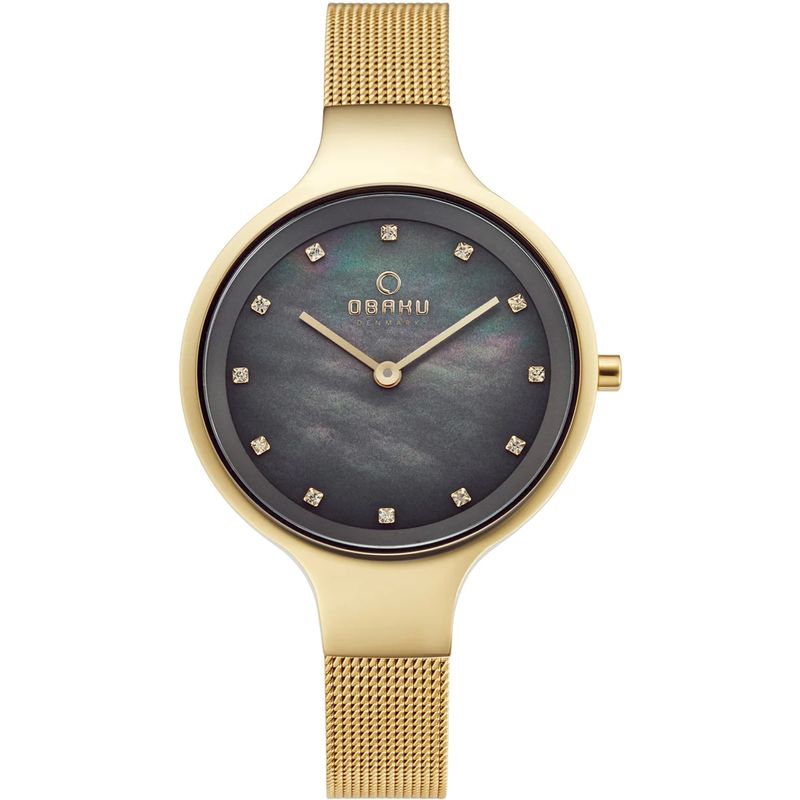 Obaku Womens Classic Mother Of Pearl Dial Watch  V173lxgjmg
